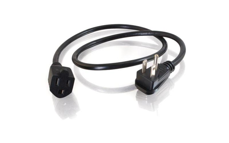 C2G 3ft 18 AWG Flat Plug Power Strip Plus (NEMA 5-15P to NEMA 5-15R) - 3ft