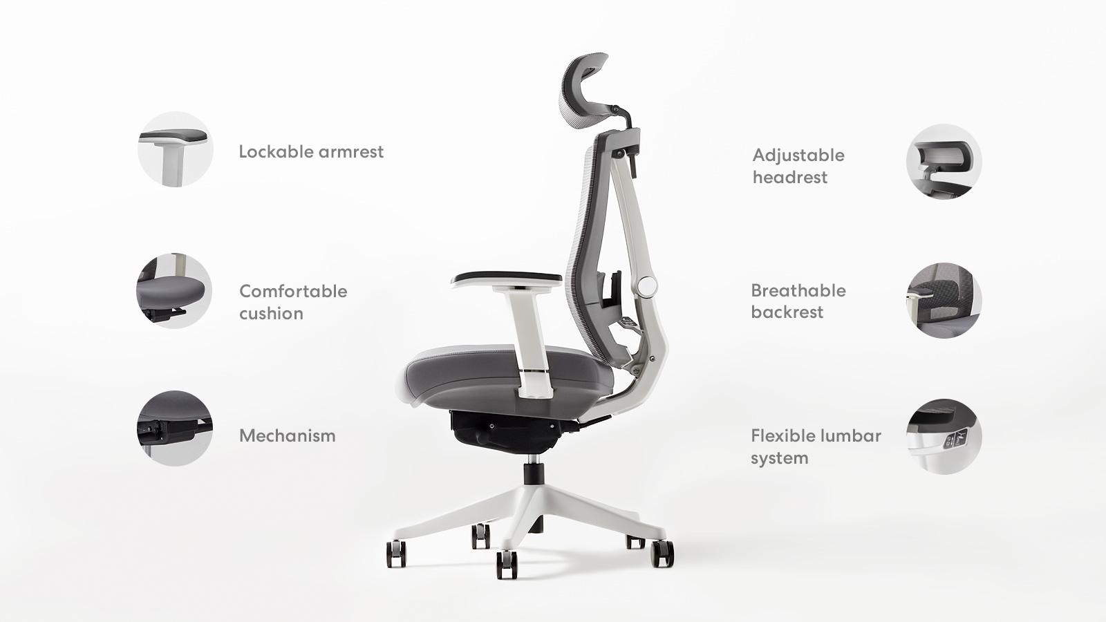 Autonomous Ergonomic Office Chair - ErgoChair Red Apple