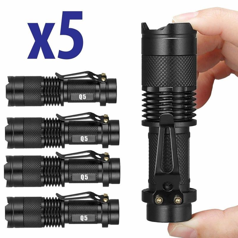 5 x   Military CREE XM-L T6 10000LM LED Flashlight  Police Torch Lamp