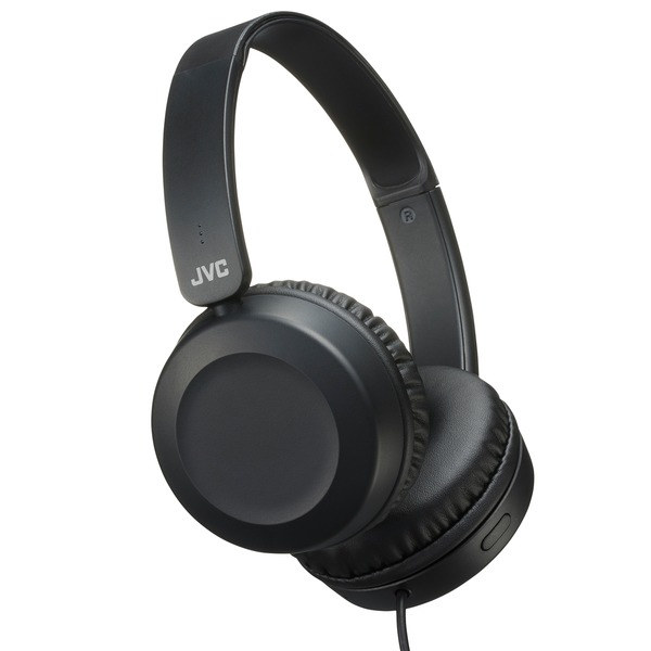 On-Ear Wired Headphones with Microphone (Black)