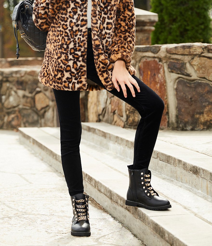 Kurt Geiger London Girls' Mini Bax Combat Boots (Toddler)