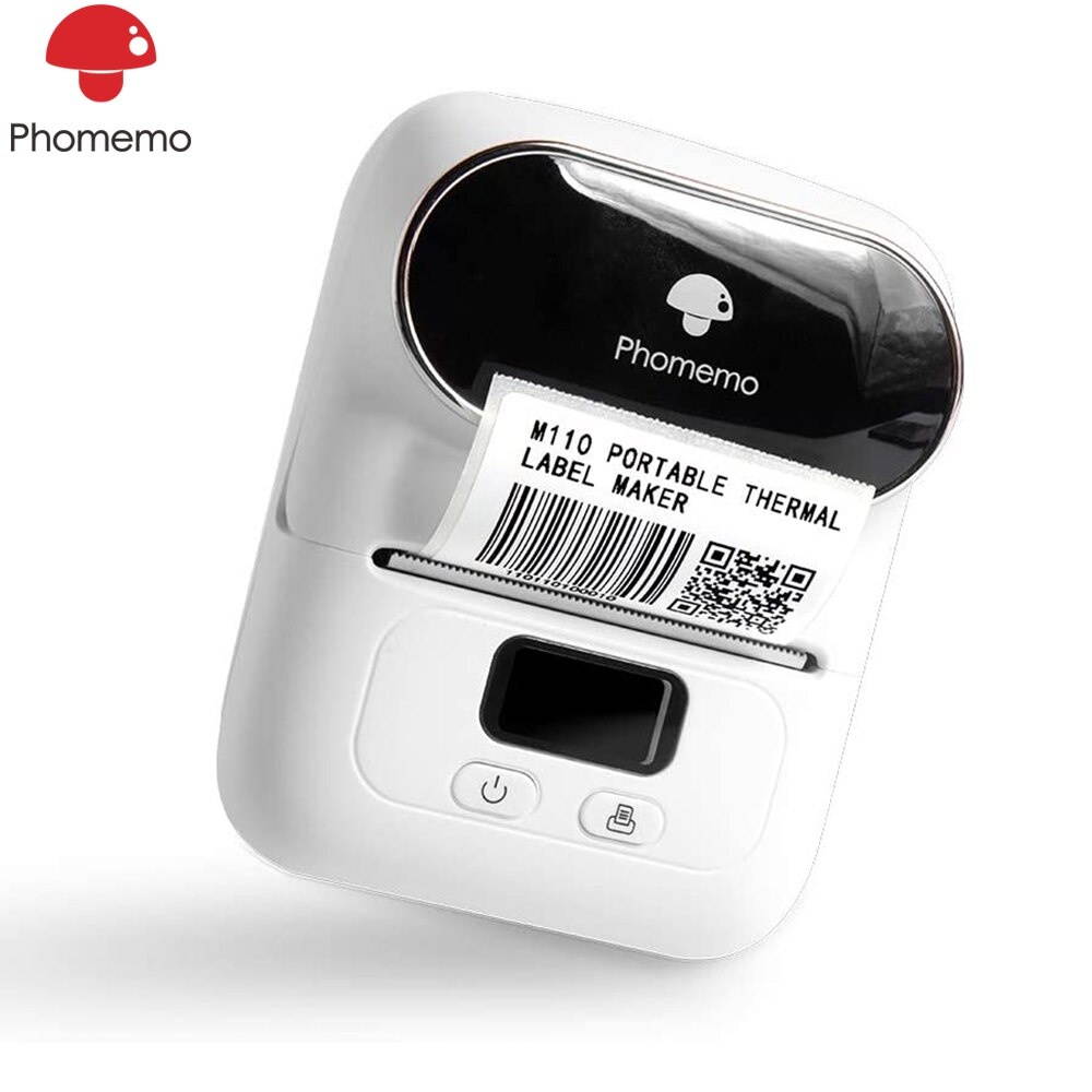 Portable Thermal Sticker Printer for Android for iPhone Wireless Bluetooth Label Maker Machine Barcode Printing