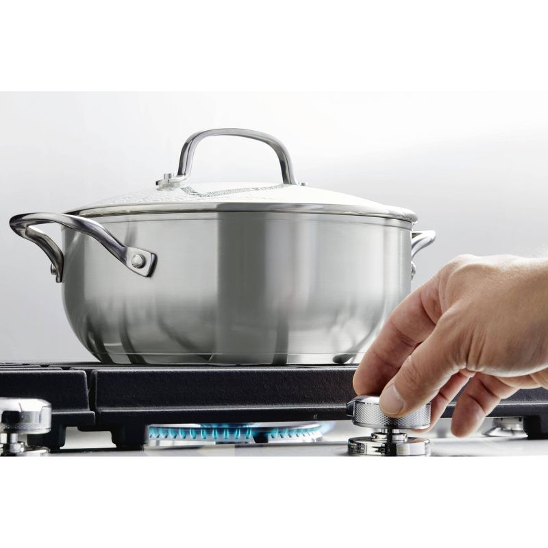 KitchenAid 3-Ply Base Stainless Steel 4qt Casserole with Lid