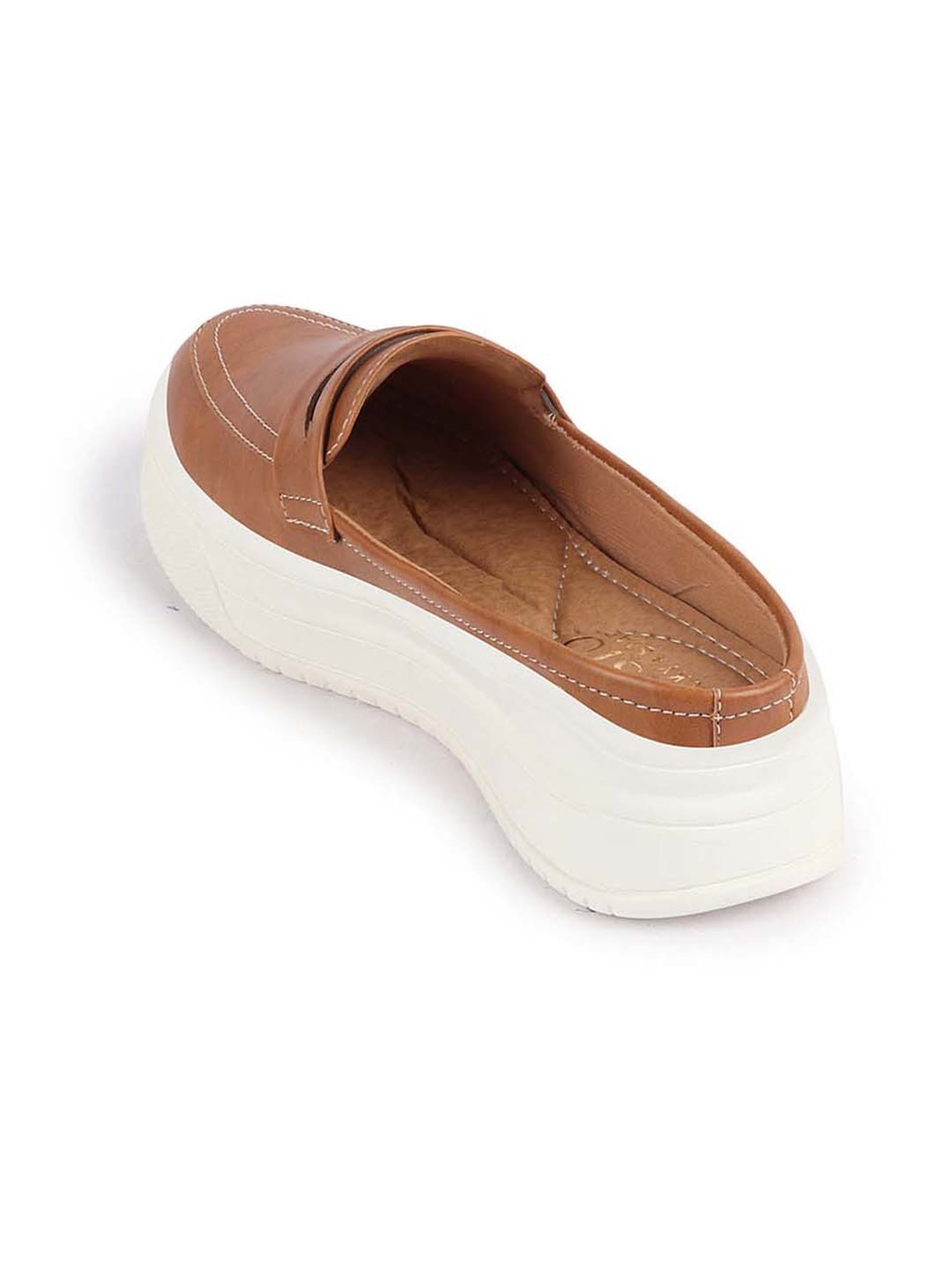 Fausto Women's Beige Mule Shoes