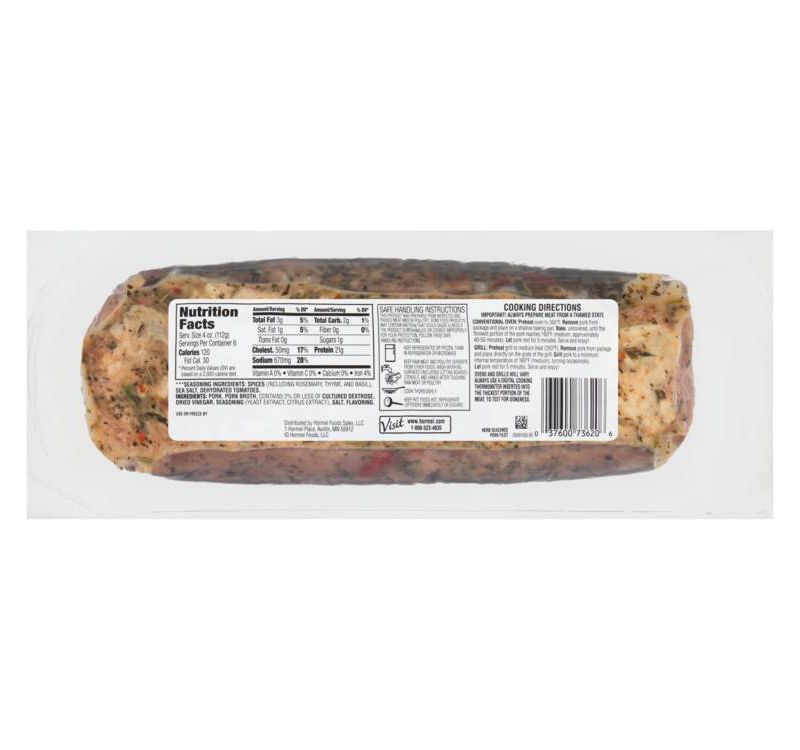Hormel Herb Dry Seasoned Pork Loin Filet - 24oz