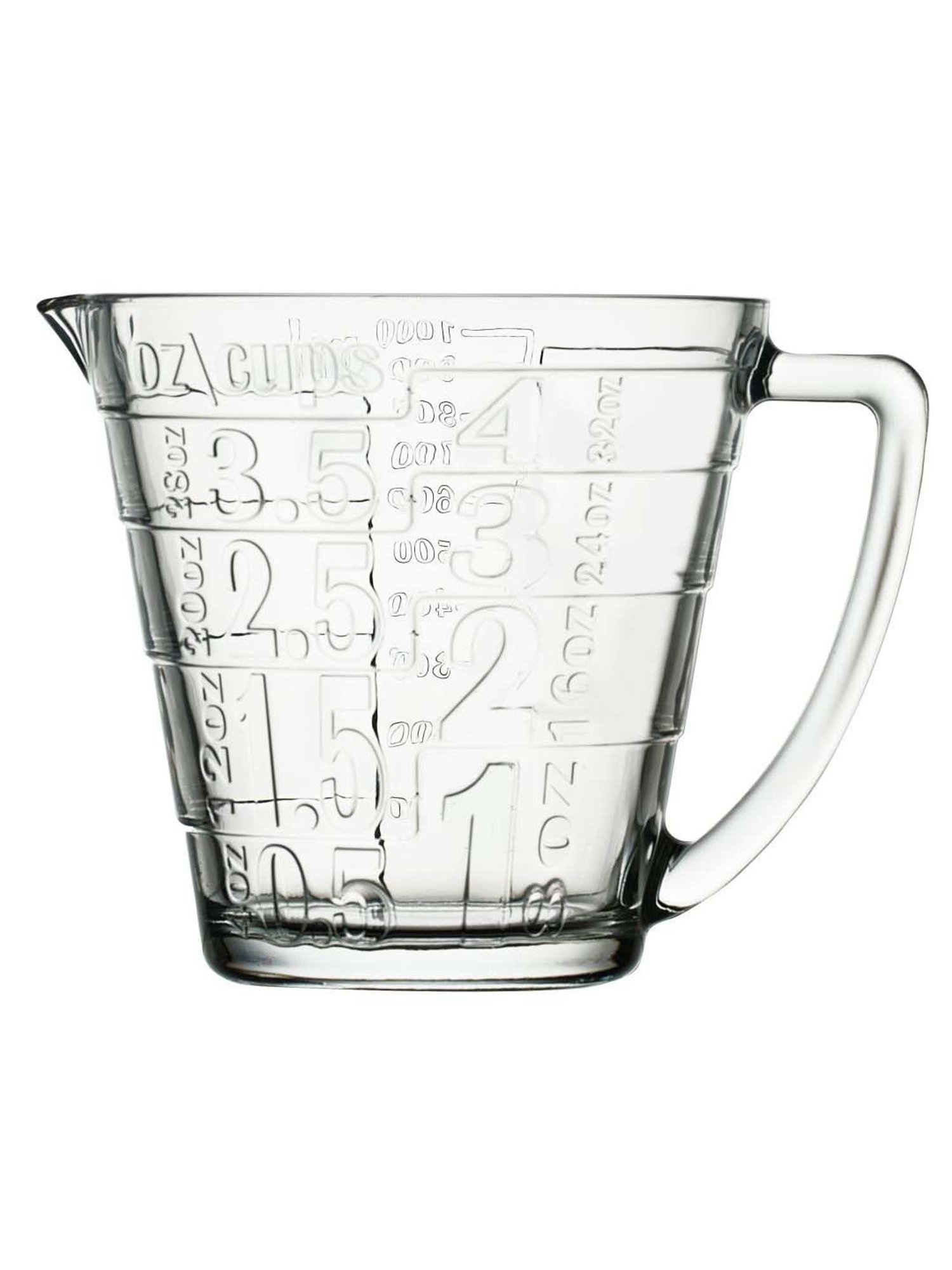 KitchenCraft Black Plastic Magnetic Measuring Cup - Set of 4