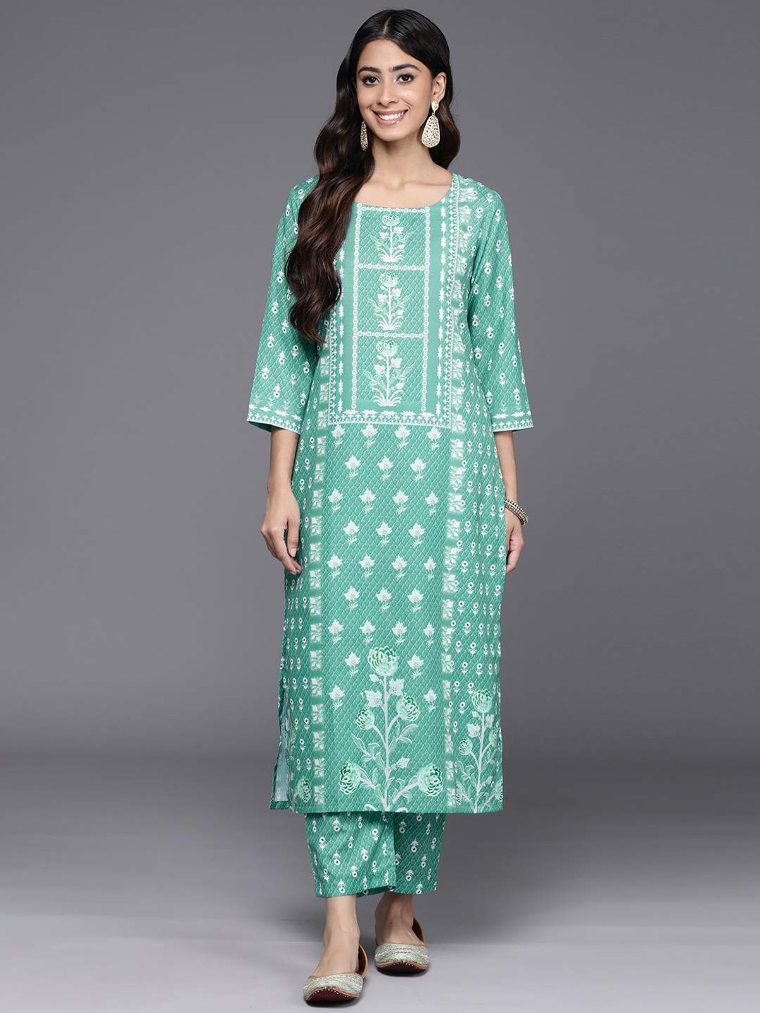 URBAN MYSTIC Black Rayon Embroidered Kurta & Sharara Set