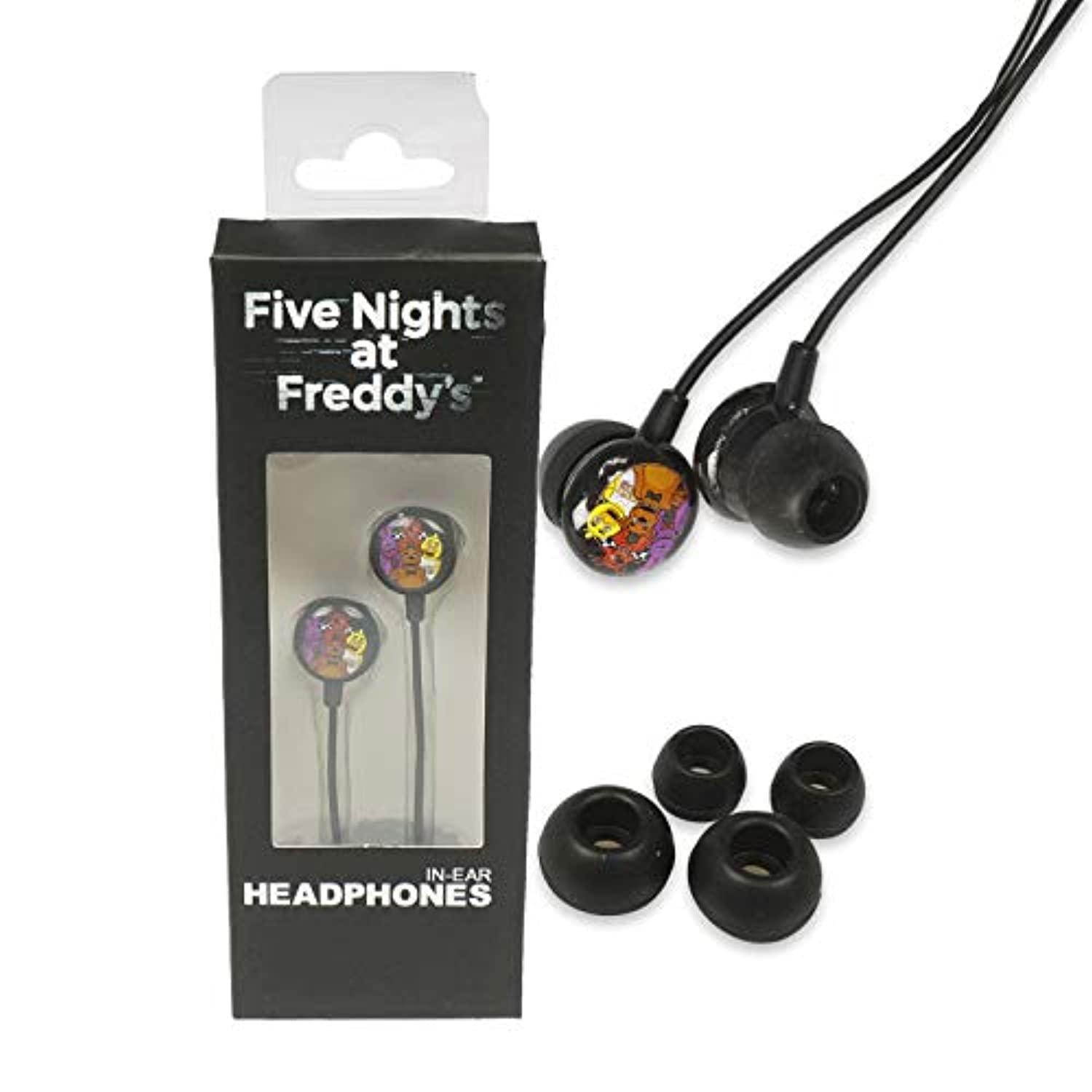 five nights at freddy's fnaf in-ear headphones earbuds