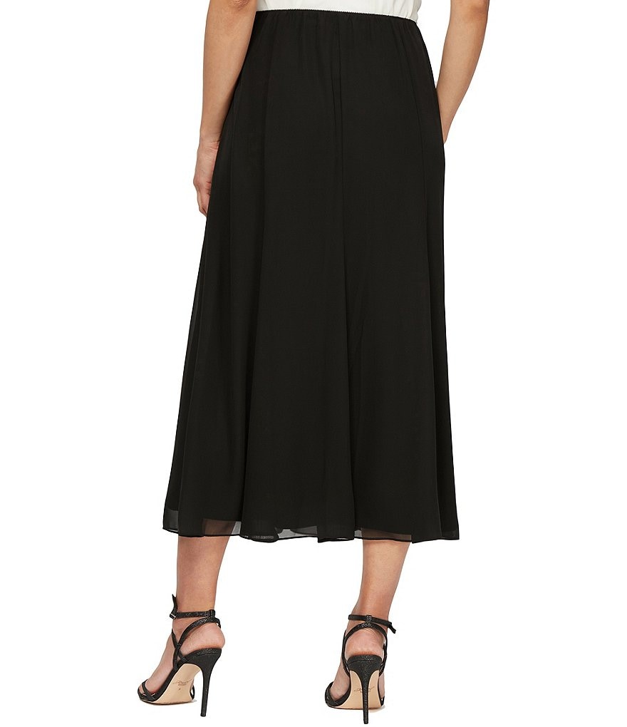 Alex Evenings A-Line Midi Skirt