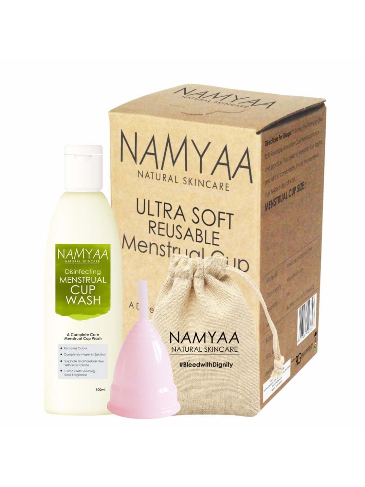 Namyaa Ultra Soft Medium Reusable Menstrual Cup - 50 gm