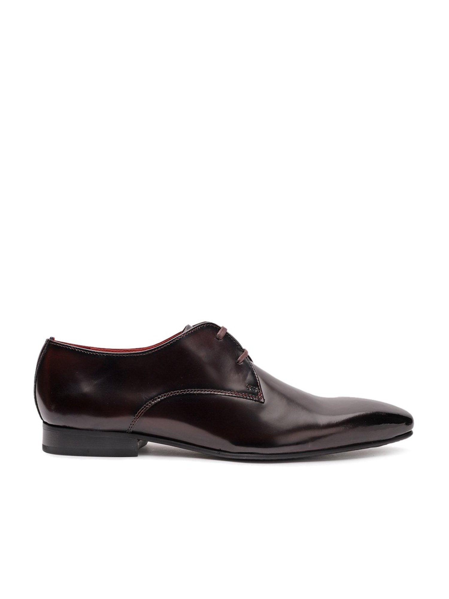 Gabicci Men's Dapper Burgundy Derby Shoes