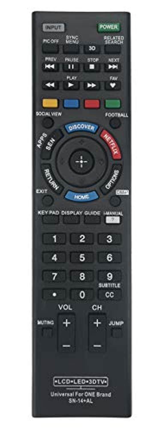 vinabty new remote fit for sony tv almost all model rm-yd005 rm-yd095 rm-yd102 rm-yd021 rm- yd024 rm-yd025 rm-yd026 rm-yd063 rm