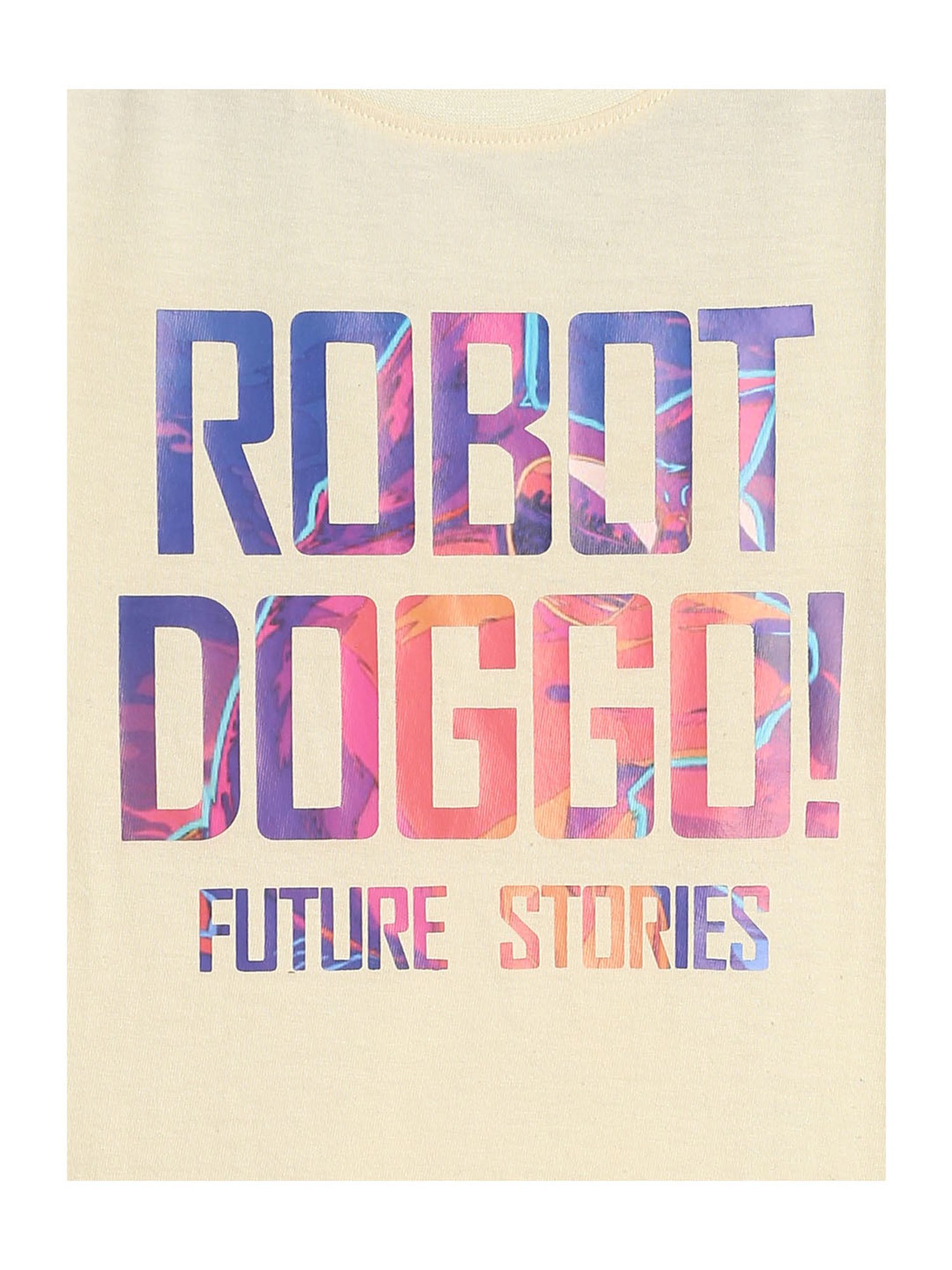 Tales & Stories Kids Off White Graphic Print T-Shirt