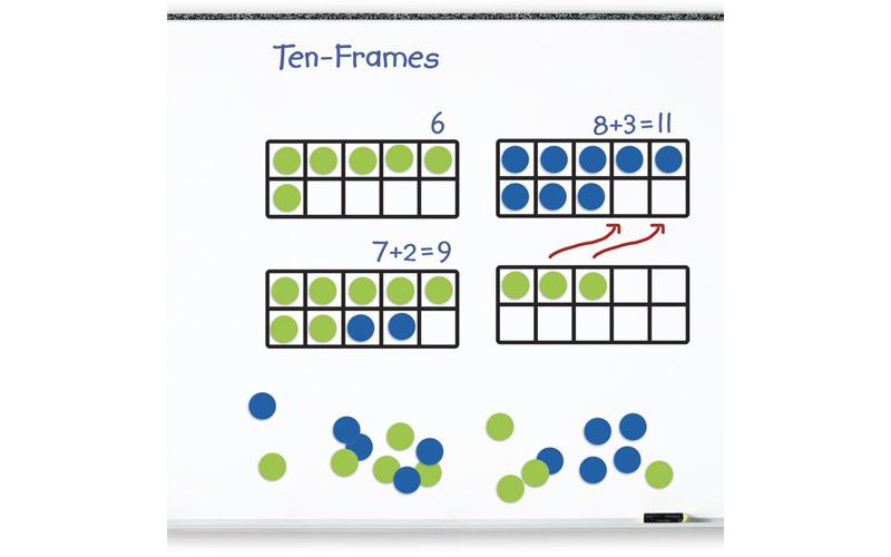 Learning Resources Giant Magnetic Ten-Frame Set, Set of 4