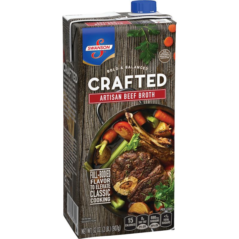 Swanson Crafted Artisan Beef Broth - 32oz