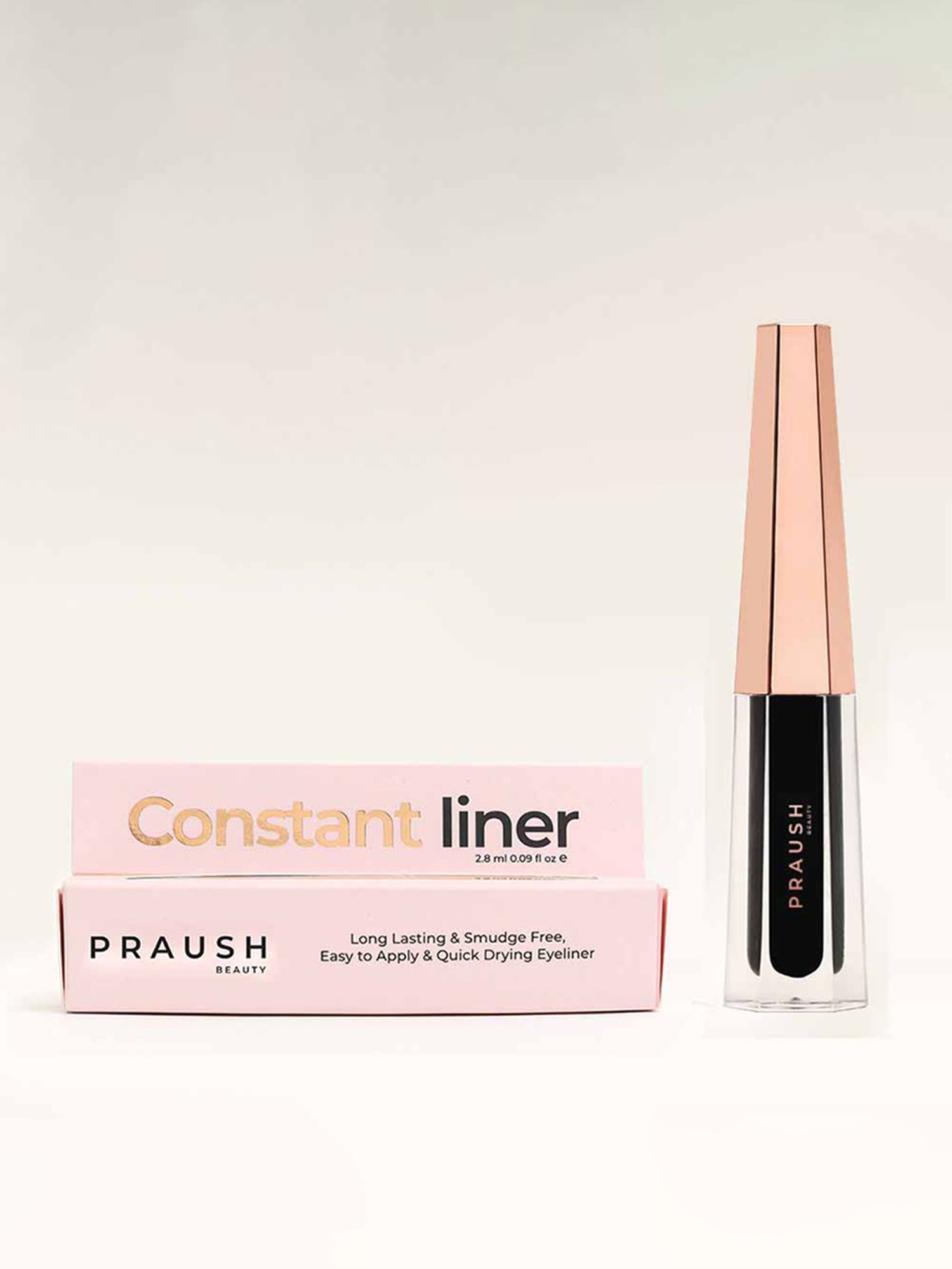 Praush Beauty Constant Liner Black - 2.8 ml