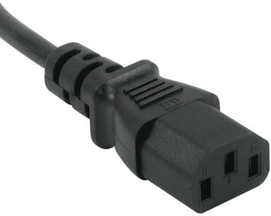 C2G Power Cord, Short Extension Cord, Power Extension Cord, 12 AWG, Orange, 6 Feet (1.82 Meters), Cables to Go 17740