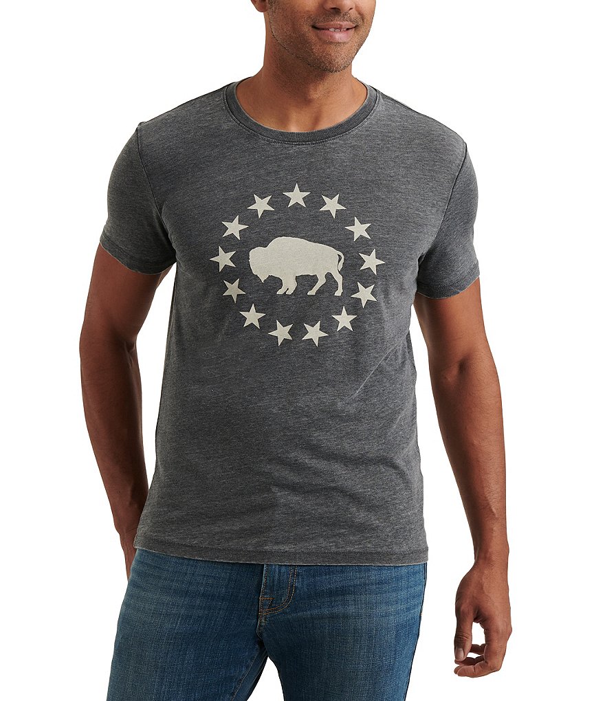 Lucky Brand Short-Sleeve Buffalo Stars T-Shirt