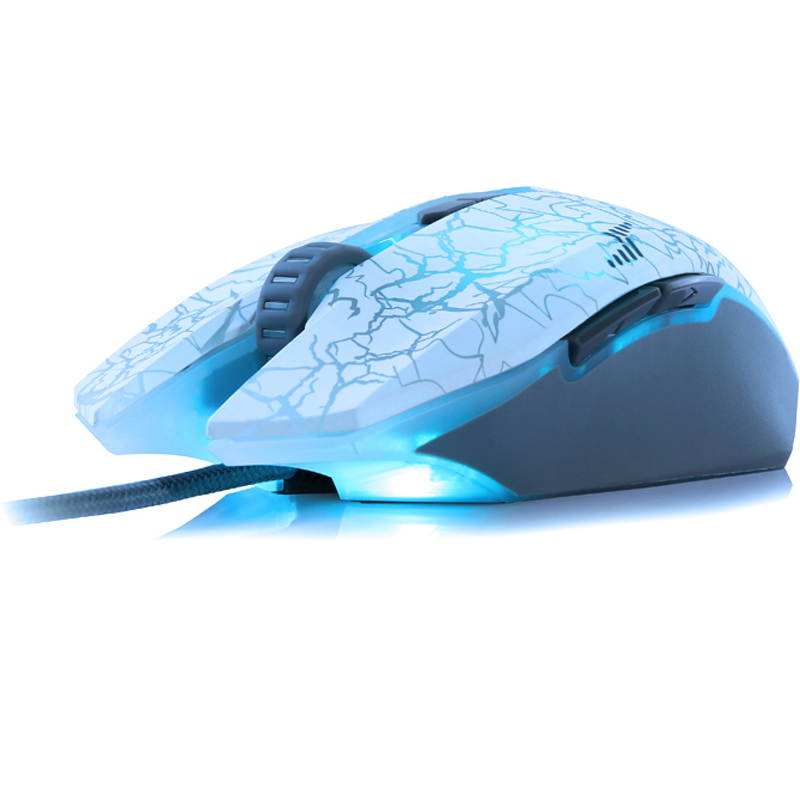 Merdia Dare-u MINI WARANGLER Edition G60 6 LED Backlight Free Switch 6 Level DPI USB Wired Gaming Mouse(white)