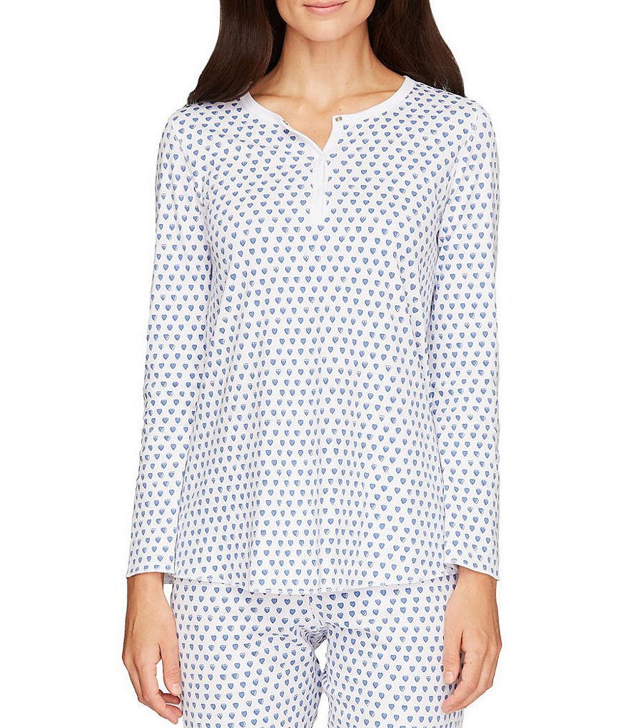 Lauren Ralph Lauren Classic Notch-Collar Sateen Coordinating Pajama Set