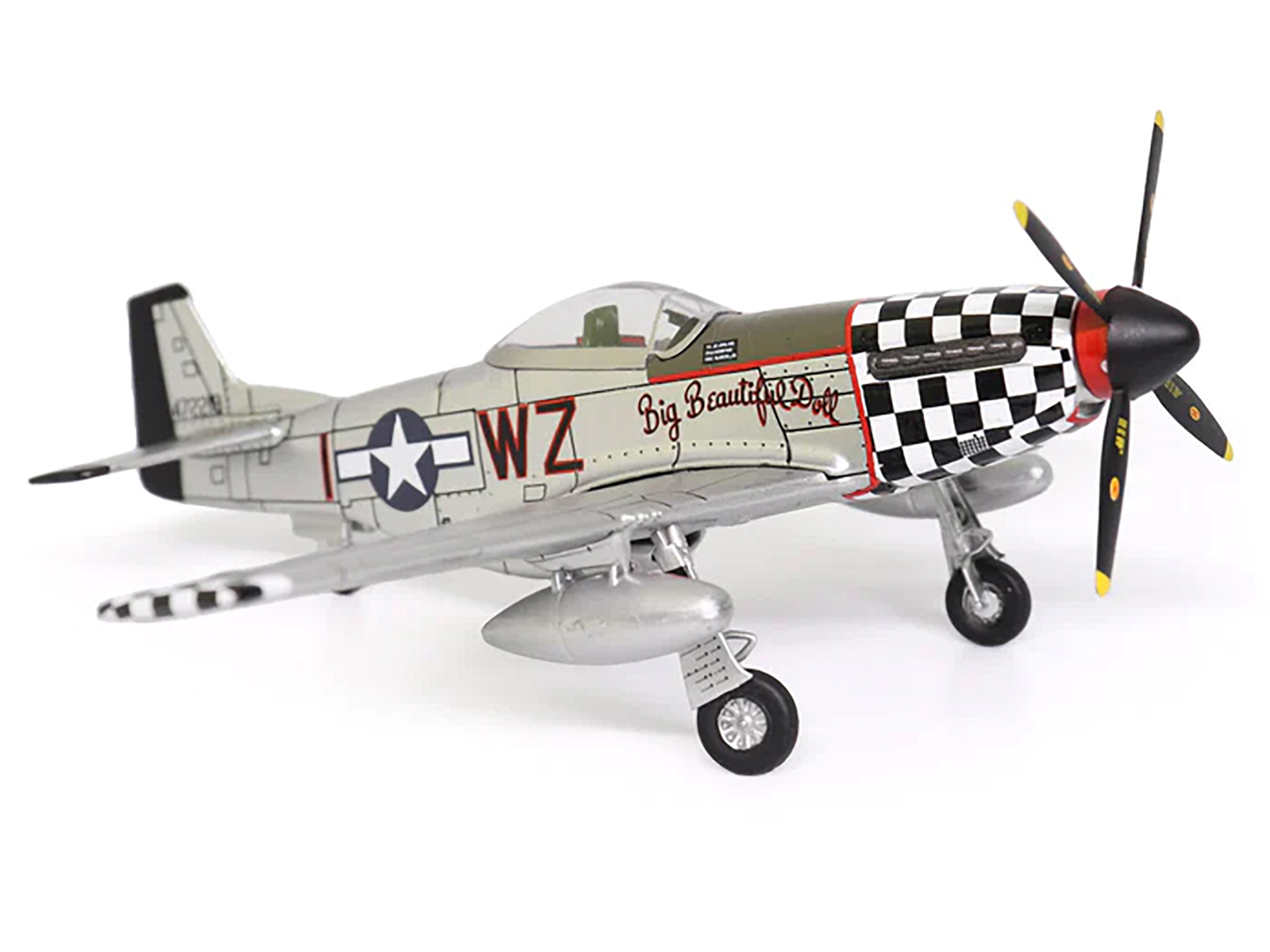 North American P-51D Mustang Fighter Aircraft "Lt. Col. McComas 118th Tactical Reconnaissance Squadron 23rd Fighter Group China" (1945) United States Army Air Force "Air Power Series" 1/48 Diecast Model by Hobby Master