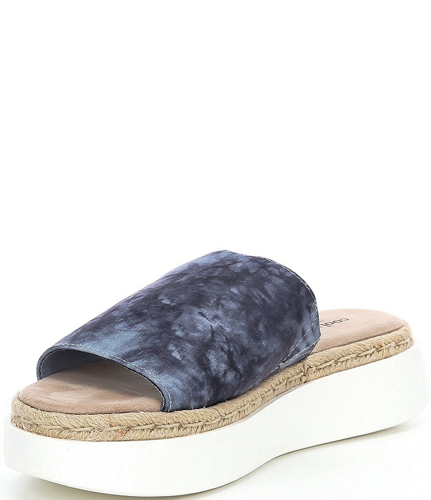 Cool Planet by Steve Madden Juniper Tie-Dye Platform Sandals
