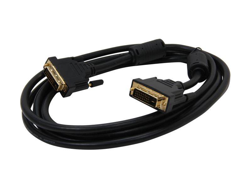 DAT 7321D Black Male to Male One DVI-D to DVI-D Single Link Cable