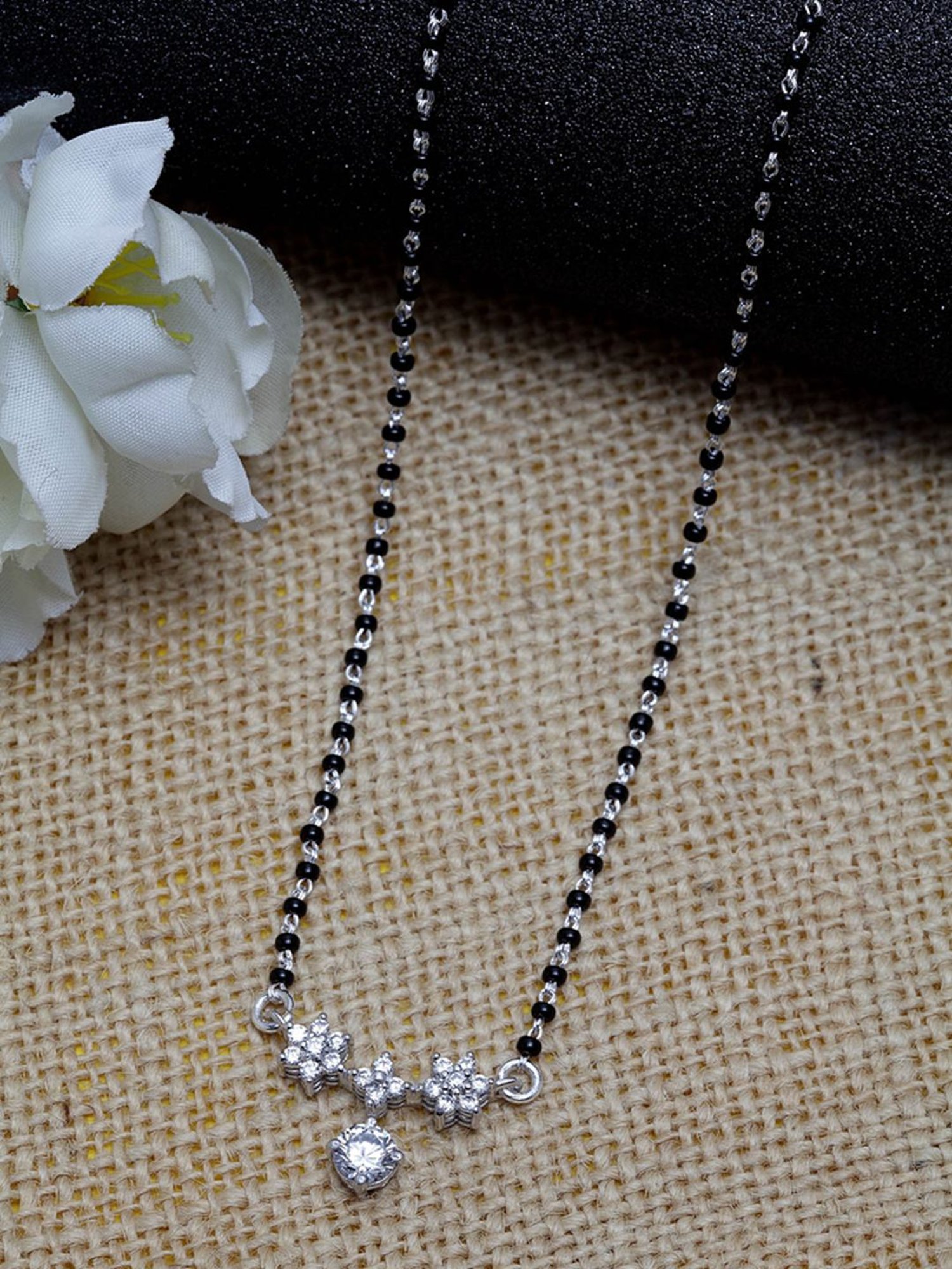 Clara 92.5 Sterling Silver Mangalsutra