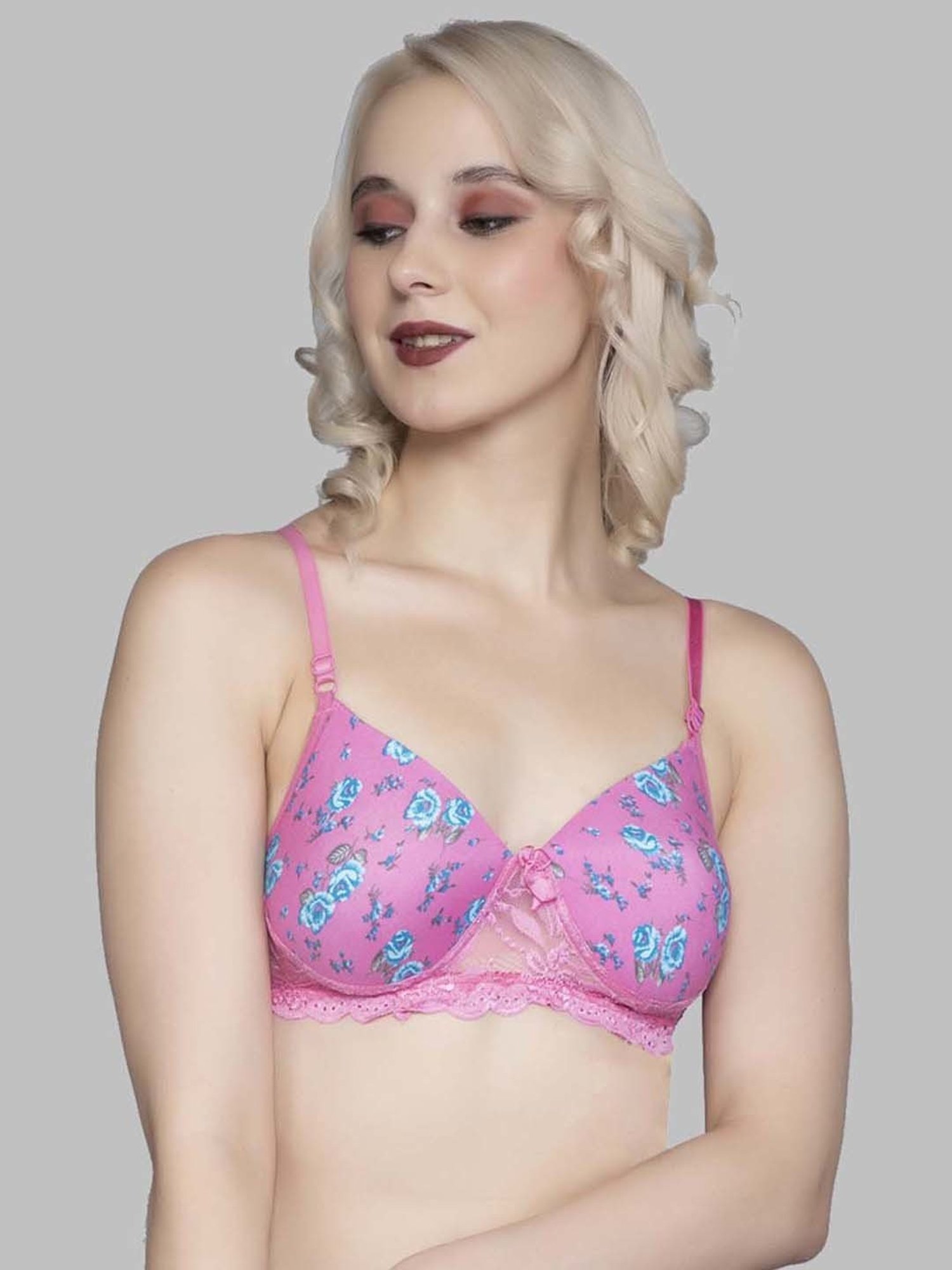 FIMS: Fashion is my Style Pink Floral Print Everyday Bra
