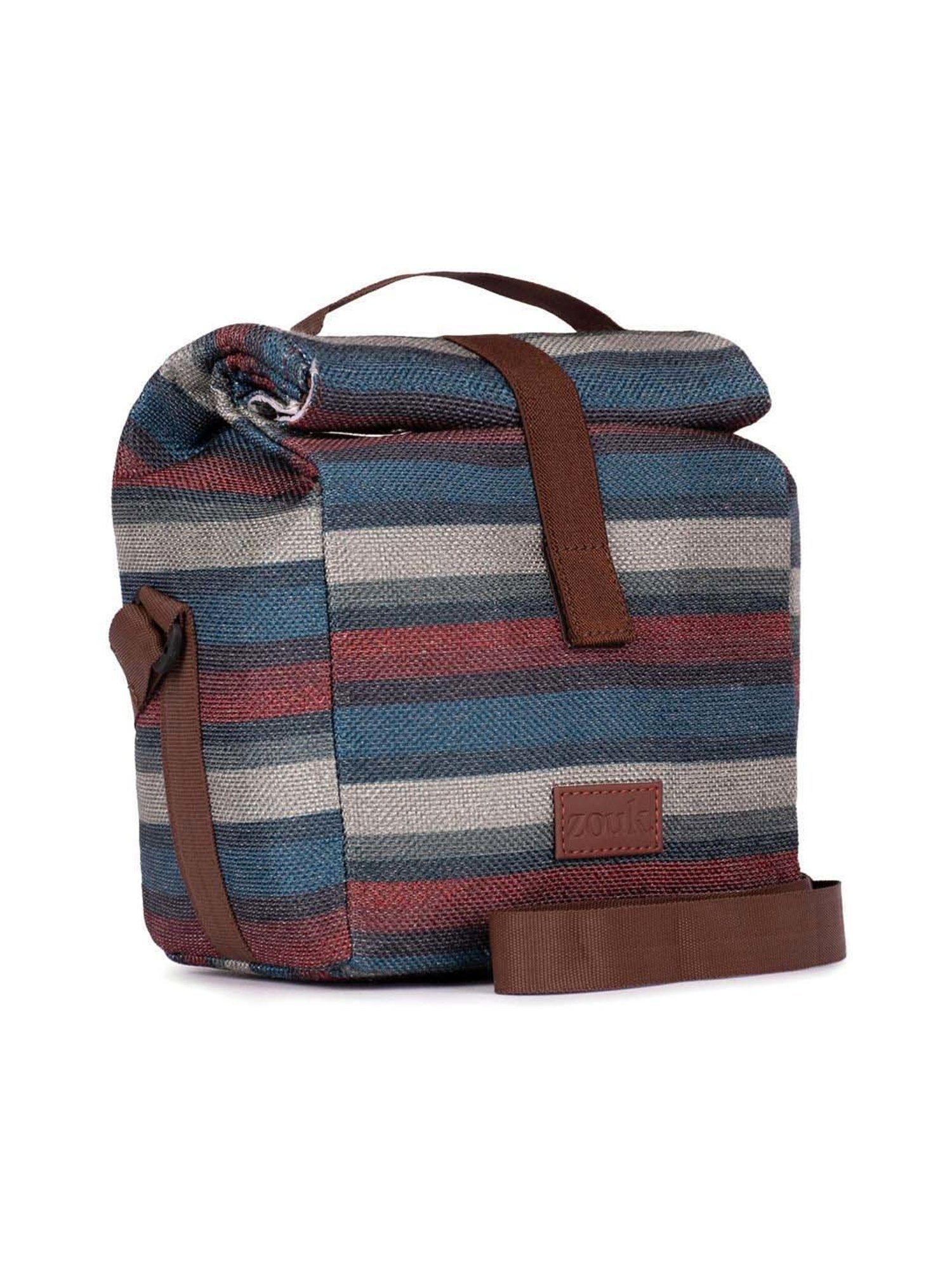 ZOUK Multicolor Striped Handbag