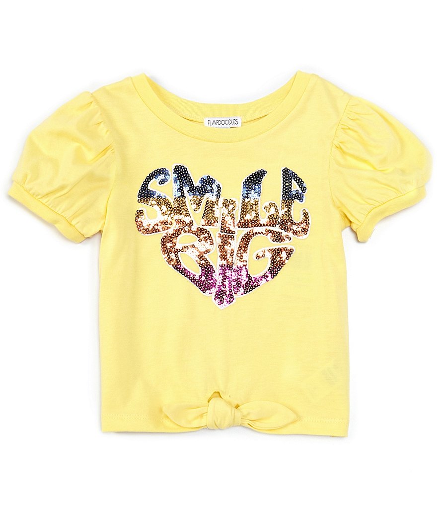 Chelsea & Violet Little Girls 2T-6X Tie Front Tee