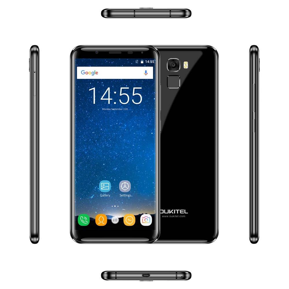 Unlocked Cell Phone OUKITEL K5000 4G Phablet Android 7.0 5.7 inch MTK6750T Octa Core 1.5GHz 4GB RAM 64GB ROM 16.0MP Rear Camera Fingerprint Scanner