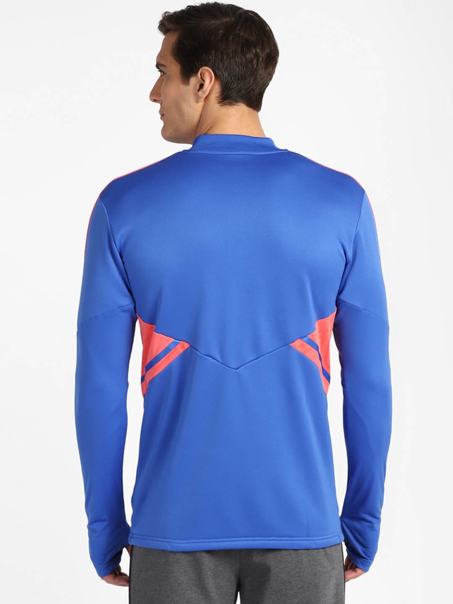 Slowave Teal Regular Fit Sports Hooded Jacket