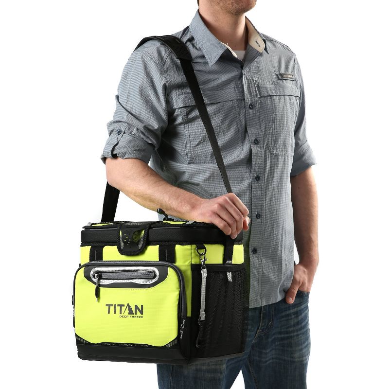 California Innovations Titan Deep Freeze 16qt Zipperless HardBody Cooler - Lime Green