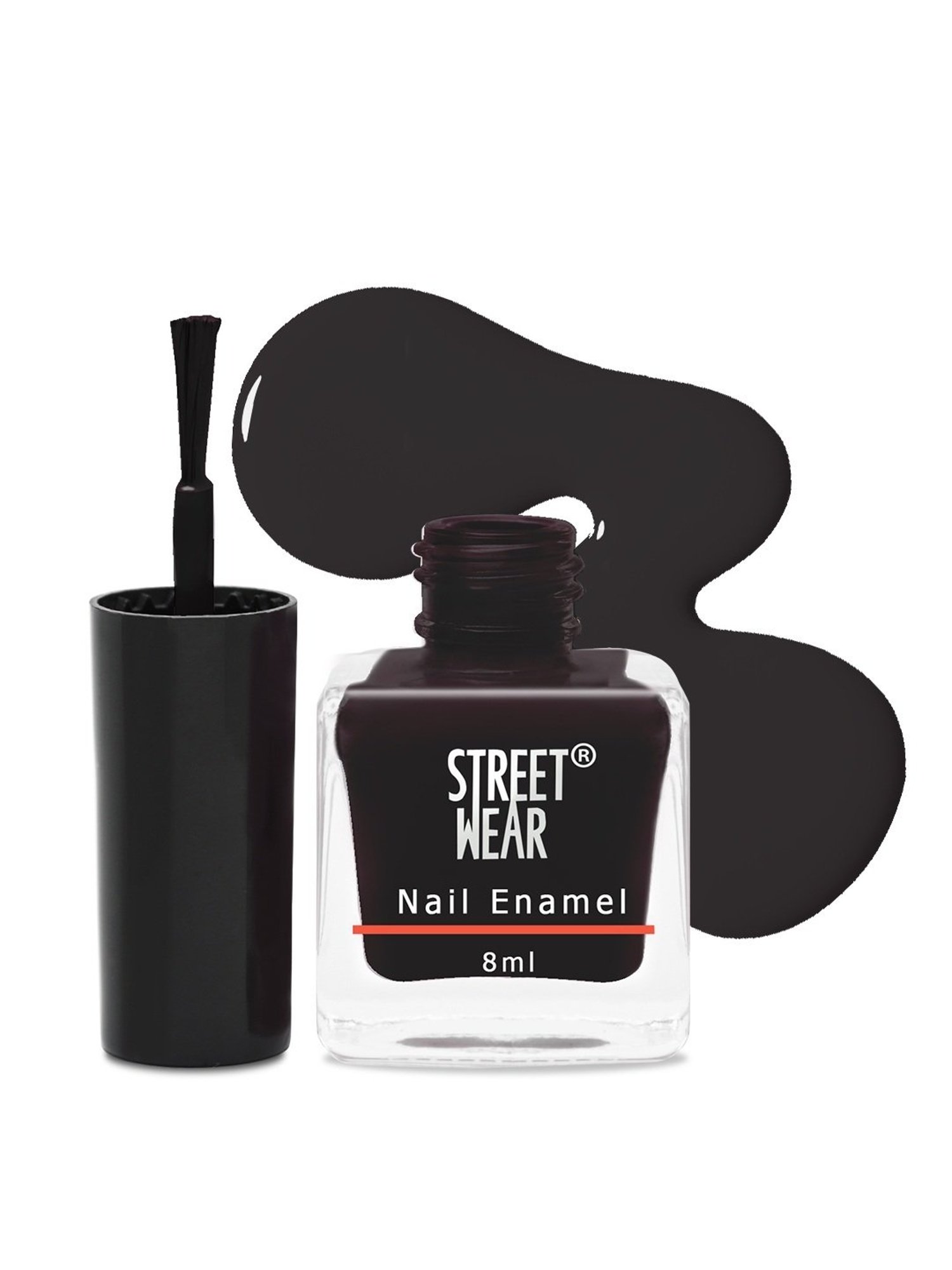 Street Wear Gloss Nail Enamel Black Knight - 8 ml