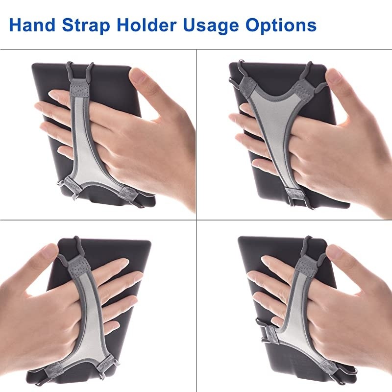 Security Hand Strap Holder Finger Grip Compatible with Kindle EReaders Kindle eReader 6Inch Kindle PaperwhiteVoyageOasisNook GlowLight PlusSony PRS300 PRS350 Grey