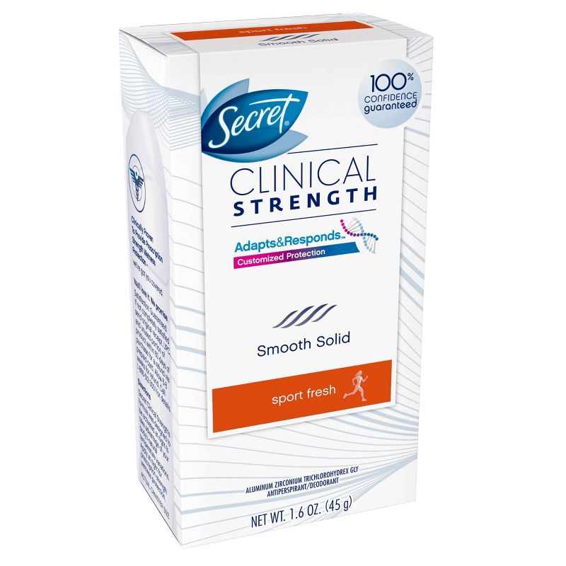 Secret Clinical Strength Active Soft Solid Antiperspirant & Deodorant - 1.6oz