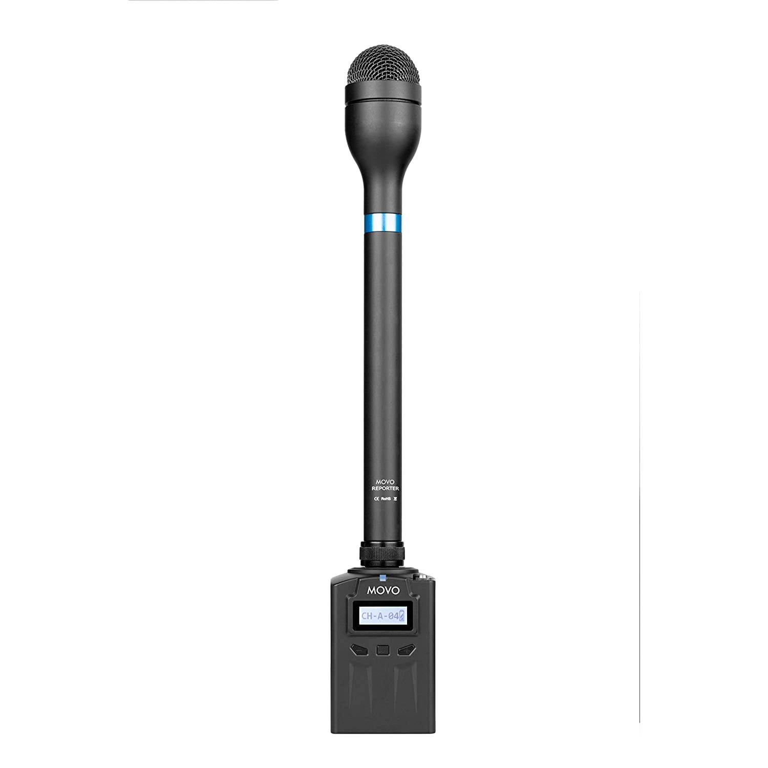 Movo WMX-20-TXLR 48-Channel Wireless Plug-on XLR Transmitter for The WMX-20 System (330 ft Audio Range)