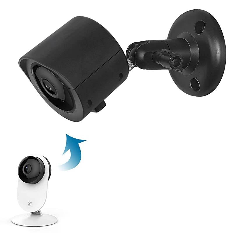 Outdoor Case with Wall Mount for Yi Home Camera Black 1Pack
