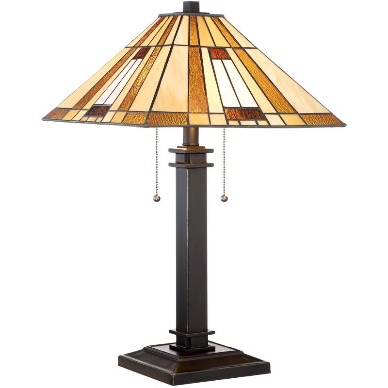 Robert Louis Tiffany Giselle Mission Lamp with Table Top Dimmer