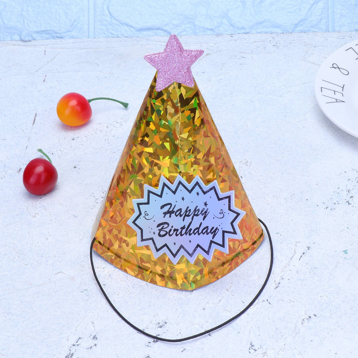 12pcs Durable Decorative Exquisite Lovely Practical Baby Birthday Hats Birthday Hats Birthday Headdress