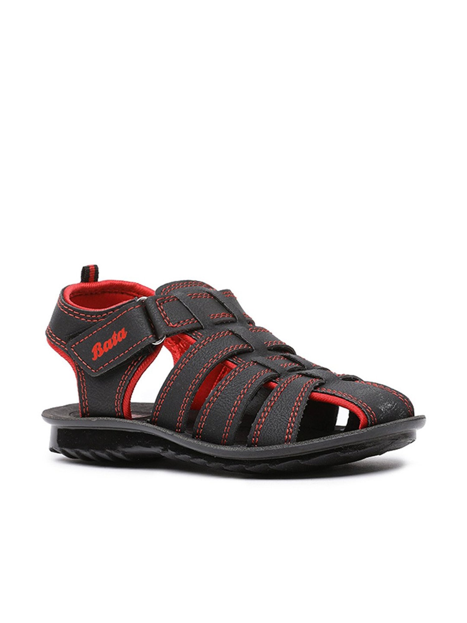 Bubblegummers by Bata Kids Black Fisherman Sandals