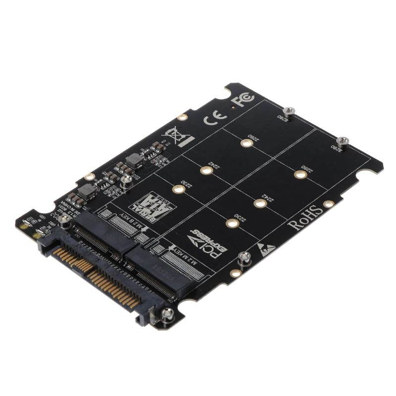 PCIE 3.0 PCI-Express NGFF SSD X4 X16 Intel M-KEY B-Key Card M.2 TO U.2 SFF-8639 Adapter Converter with U2 Box