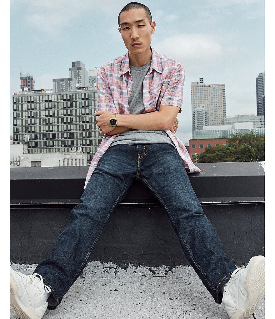 Levi's&reg; 505 Regular Fit Rigid Jeans