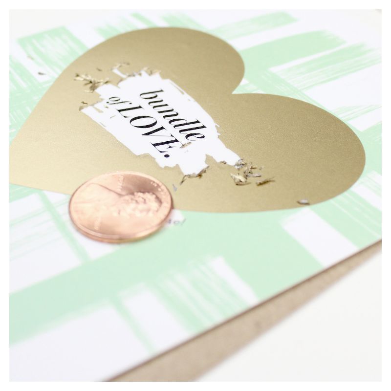 3ct Baby Scratch-off Greeting Cards