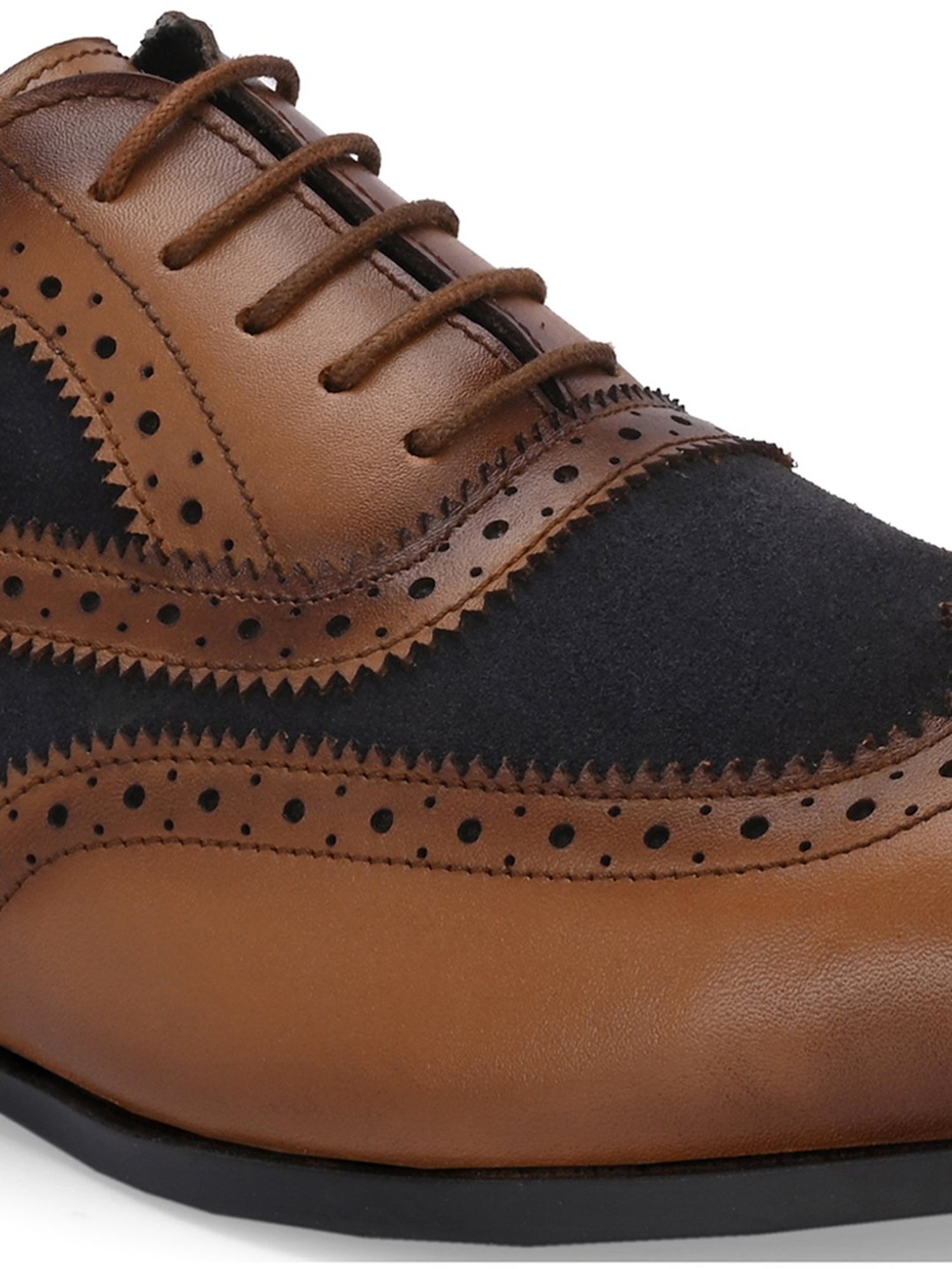 Hoversole Men's Lord Tan Brogue Shoes