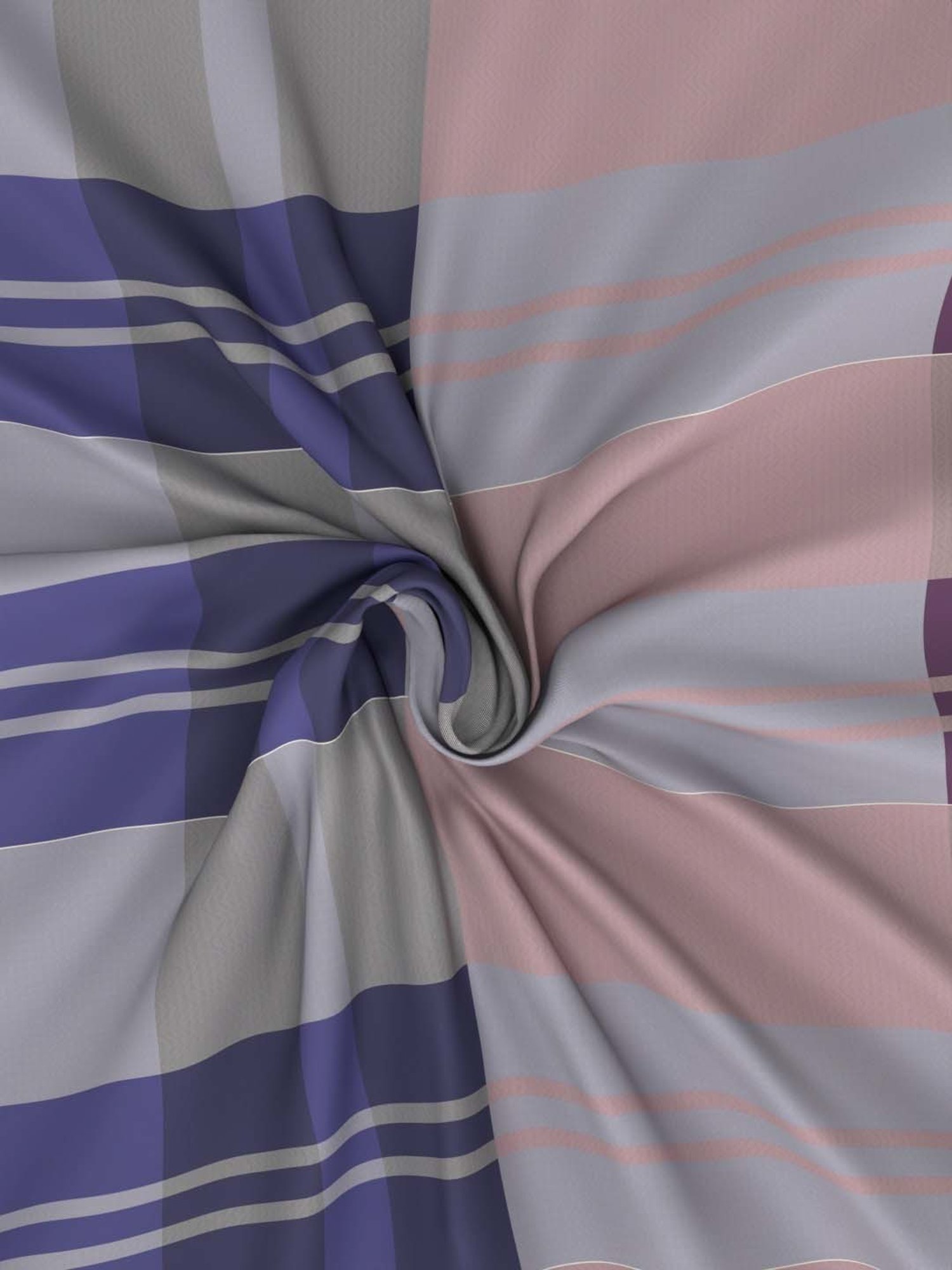 House This Juniper Blue Cotton 600 TC Double Size Bedsheet With Pillow Covers