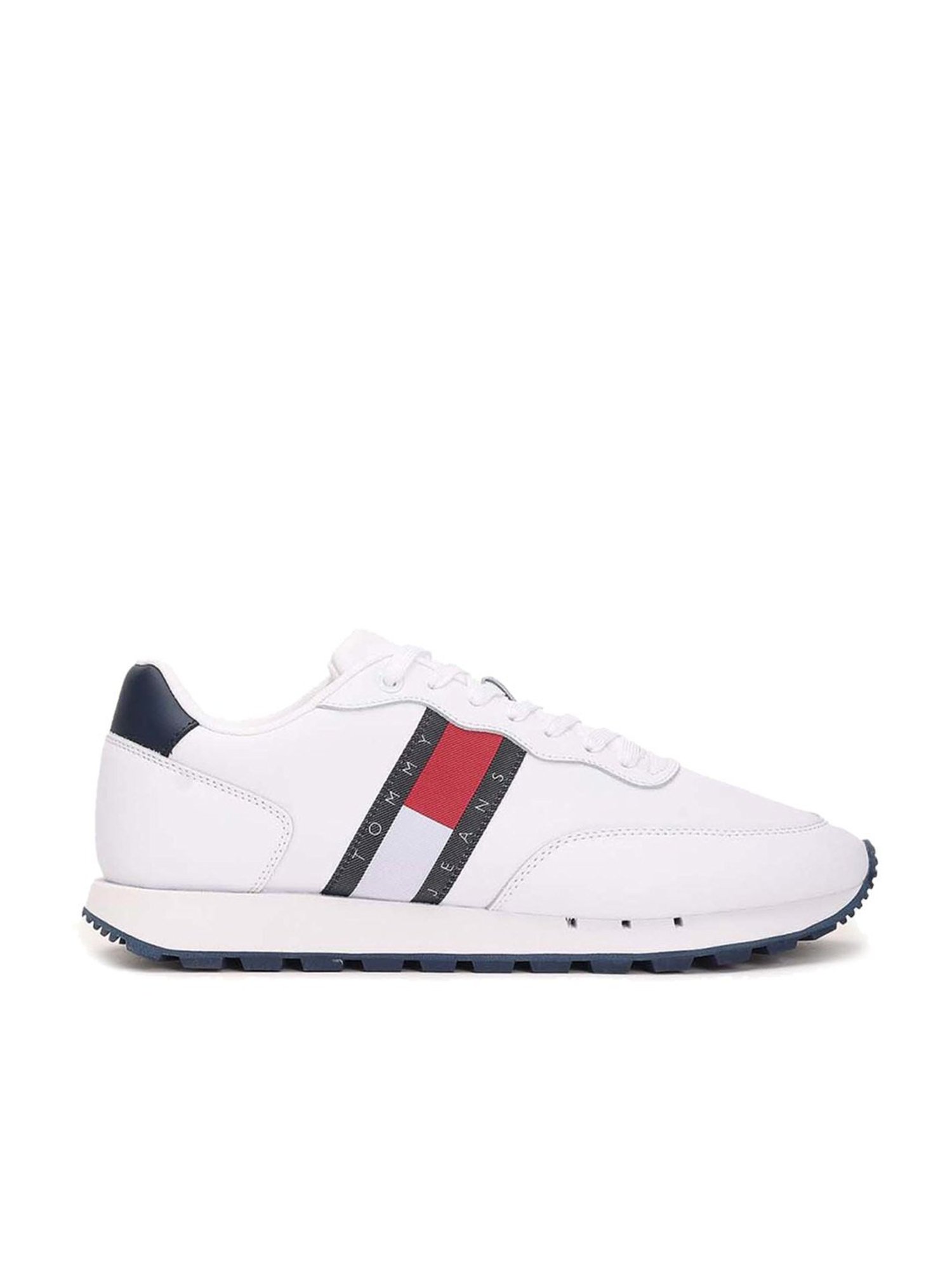 Tommy Hilfiger Men's White Casual Sneakers