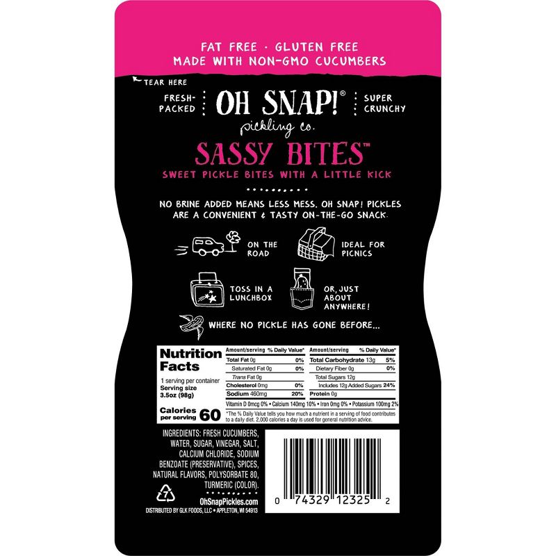 OH SNAP! Sassy Bites - 3.25 fl oz