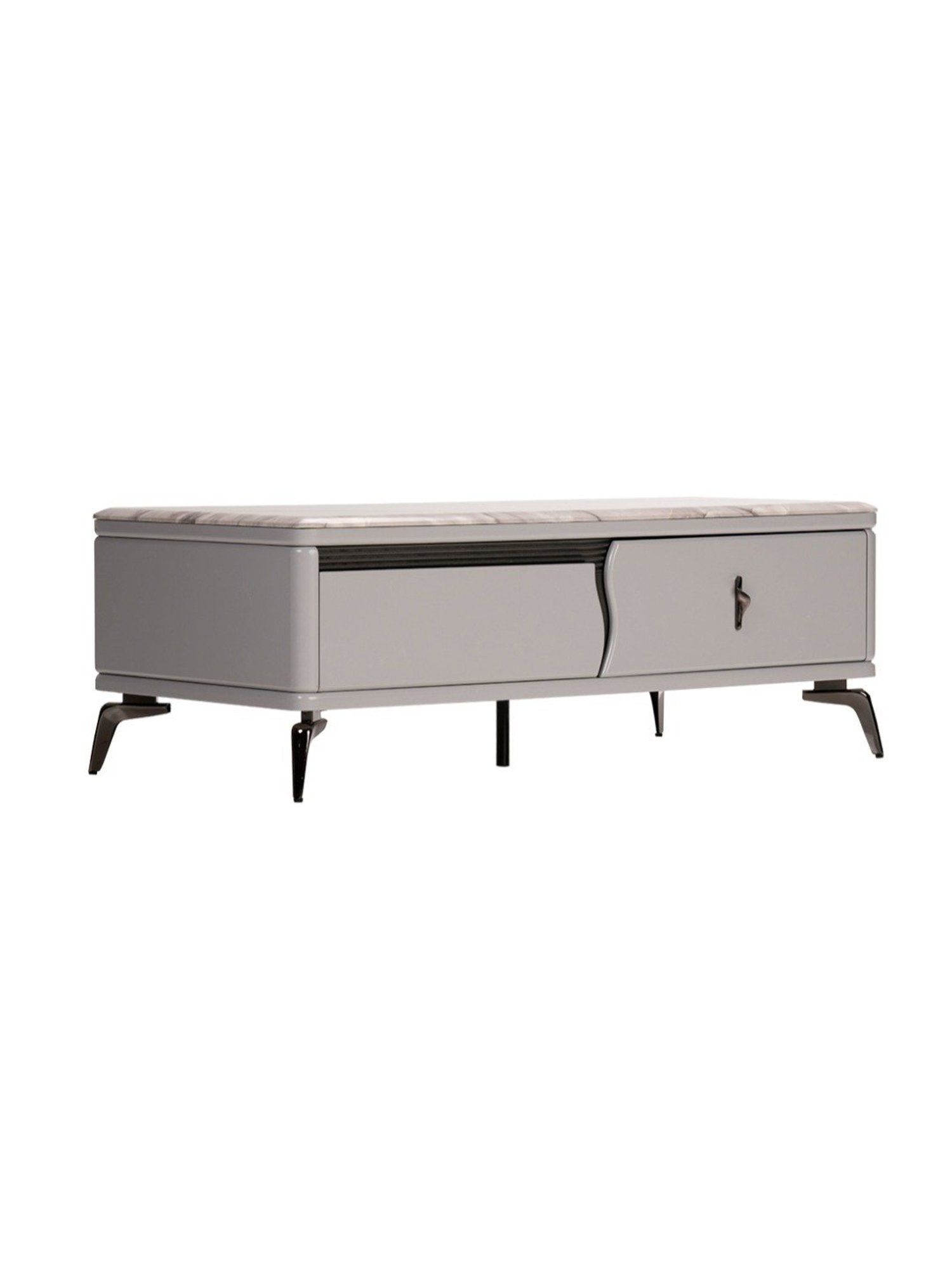 Durian Thompson Smoke Grey Marble Coffee Table